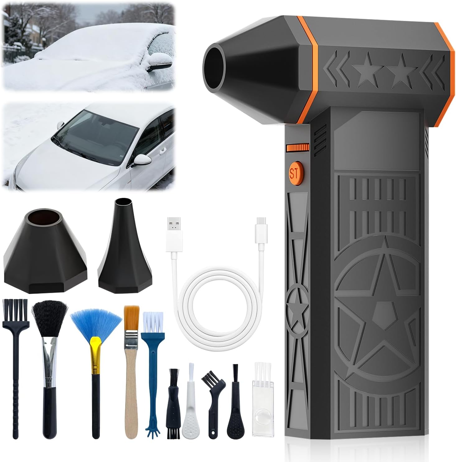 FrostBlazer Portable Turbo Snow Blower